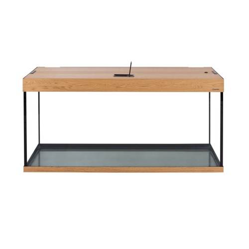 Детальная картинка Аквариум AquaPlus LUX П264 дуб (121х41х61 см) стекло 8 мм, прямоугольный, 237 л., с лампами Т8 2х38 Вт, аквар. коврик фото 2