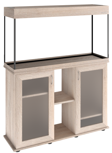 Детальная картинка Аквариум AquaPlus LUX П200 дуб сонома (101х41х56 см) стекло 6/8 мм, прямоугольный, 181 л., с лампами Т8 2х30 Вт, аквар. коврик фото 7