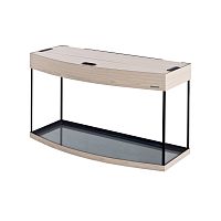 Картинка анонса Аквариум AquaPlus LUX LED Ф115 выбеленный дуб (81х36х49 см) стекло 6 мм, фигурный, 98 л., аквар. коврик