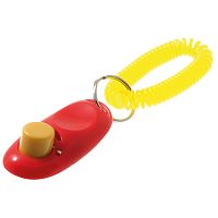 Картинка анонса Кликер с кнопкой и браслетом ZooOne (КРАСНЫЙ)