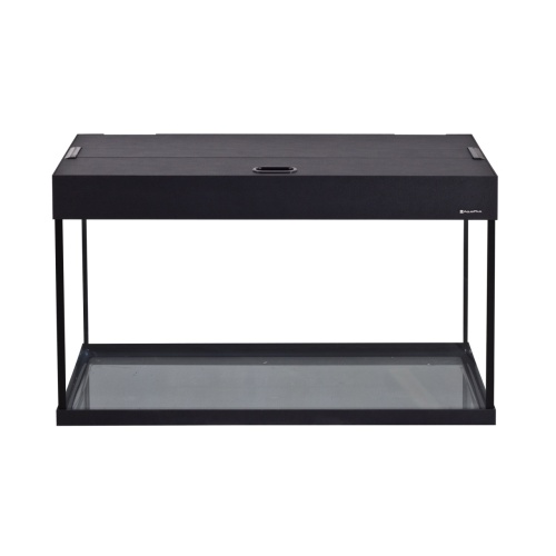 Детальная картинка Аквариум AquaPlus LUX LED П120 черный (81х36х49 см) стекло 6 мм, прямоугольный, 105 л., аквар. коврик фото 2