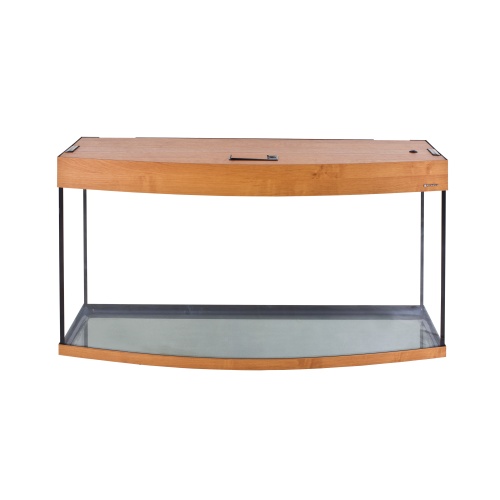 Детальная картинка Аквариум AquaPlus LUX Ф170 ольха (101х41х56 см) стекло 6/8 мм, фигурный, 161 л., с лампами Т8 2х30 Вт, аквар. коврик фото 2