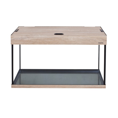 Детальная картинка Аквариум AquaPlus LUX LED П120 дуб сонома (81х36х49 см) стекло 6 мм, прямоугольный, 105 л., аквар. коврик фото 2