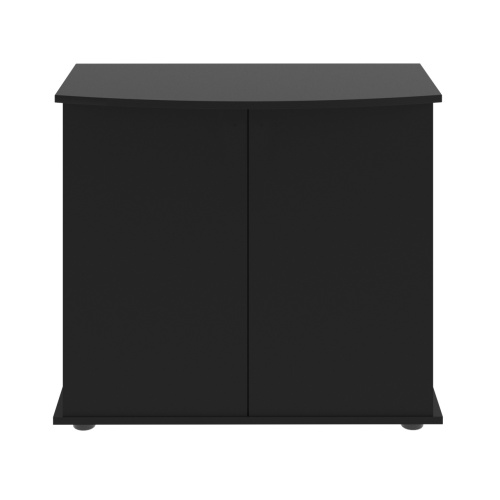 Детальная картинка Подставка AquaPlus фигурная 80 (81x36/28x72 см) две дверки ДСП, черная, в коробке, подходит для модели аквариума LUX Ф115 фото 2