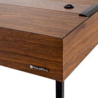 Картинка анонса Аквариум AquaPlus LUX LED П288 орех (121х41х66 см) стекло 10 мм, прямоугольный, 254 л., аквариумный коврик