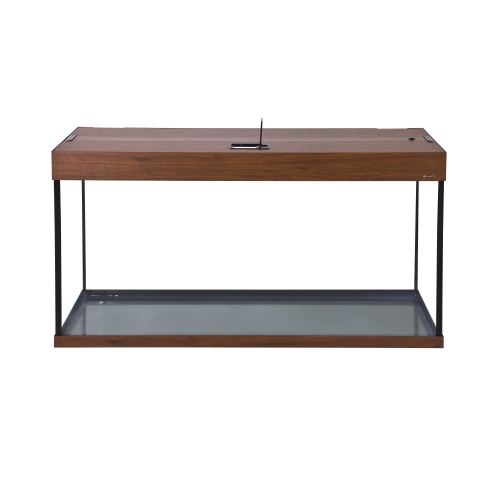 Детальная картинка Аквариум AquaPlus LUX П200 орех (101х41х56 см) стекло 6/8 мм, прямоугольный, 181 л., с лампами Т8 2х30 Вт, аквар. коврик фото 3