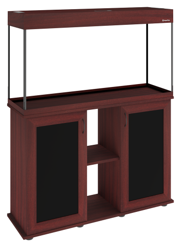 Детальная картинка Аквариум AquaPlus LUX П200 махагон (101х41х56 см) стекло 6/8 мм, прямоугольный, 181 л., с лампами Т8 2х30 Вт, аквар. коврик фото 7