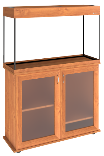 Детальная картинка Аквариум AquaPlus LUX LED П150 ольха (91х36х56 см) стекло 6мм, прямоугольный,141 л., аквариумный коврик фото 4