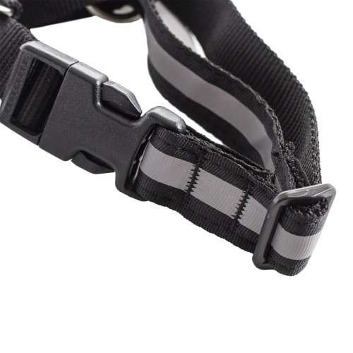 Детальная картинка Шлейка RichPet Light Dog L 25мм (шея 55-75 см, грудь 67-92 см), черный фото 3
