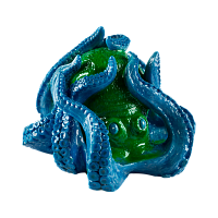 Картинка анонса Декорация флуоресцирующая GloFish Осьминог (9 х 5.5 х 7см), меняет цвет в УФ-свете