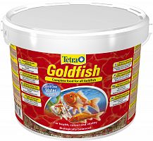 Корм Tetra Goldfish Flakes 10 л (ведро), хлопья для золотых рыбок