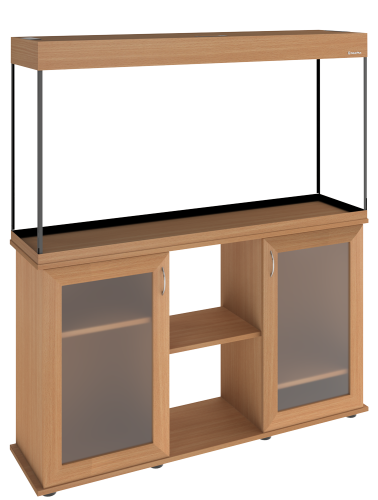 Детальная картинка Аквариум AquaPlus LUX LED П264 бук (121х41х61 см) стекло 8 мм, прямоугольный, 237 л., аквар. коврик фото 2