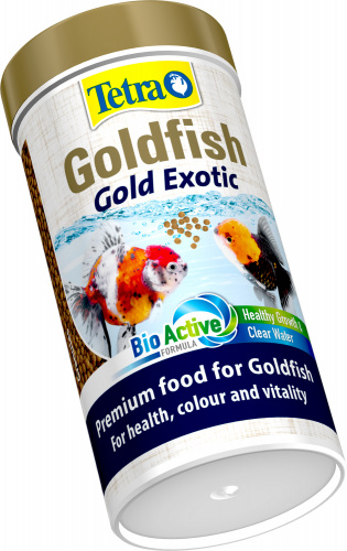 Корм Tetra Goldfish Gold Exotic  250 мл, гранулы премиум для селекционных и обычных золотых рыбок фото 2