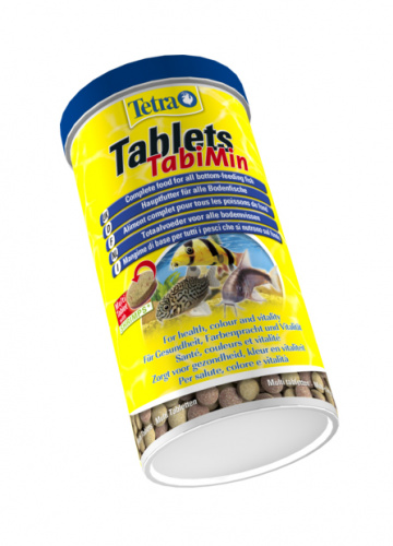 Корм Tetra Tablets TabiMin 2050табл. / 1000 мл / 620 г, таблетки для донных рыб фото 2