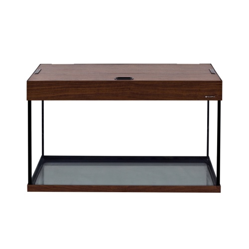 Детальная картинка Аквариум AquaPlus LUX LED П120 орех (81х36х49 см) стекло 6 мм, прямоугольный, 105 л., аквар. коврик фото 2