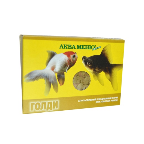 Детальная картинка Корм ежедневный АКВА МЕНЮ Голди 11 г, хлопья для золотых рыб