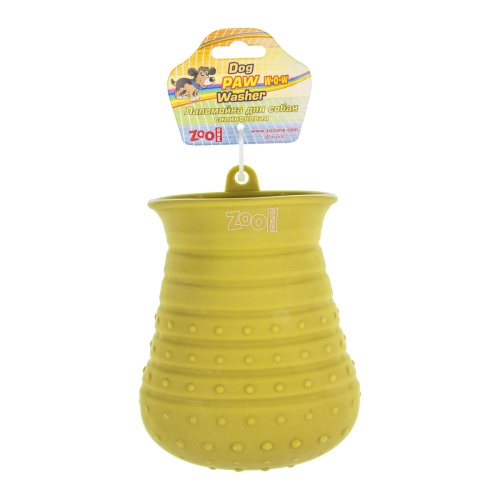 Детальная картинка Лапомойка ZooOne силиконовая большая (ЖЕЛТАЯ), для собак фото 2