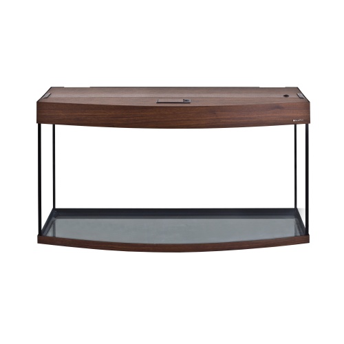 Детальная картинка Аквариум AquaPlus LUX Ф170 орех (101х41х56 см) стекло 6/8 мм, фигурный, 161 л., с лампами Т8 2х30 Вт, аквар. коврик фото 2