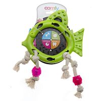 Картинка анонса Игрушка для собак COMFY ROBBI рыбка зеленая +канат