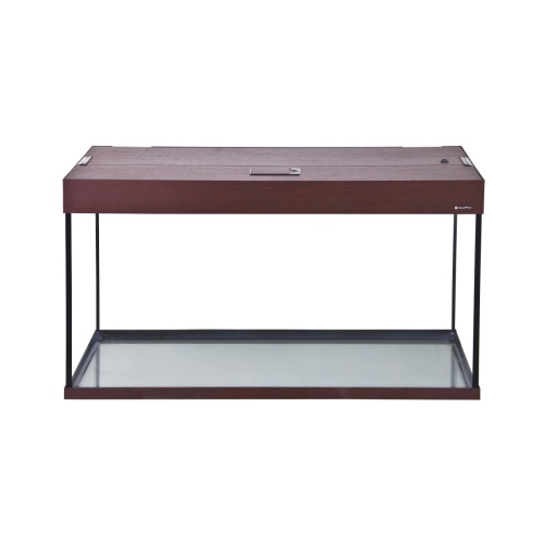 Детальная картинка Аквариум AquaPlus LUX П200 махагон (101х41х56 см) стекло 6/8 мм, прямоугольный, 181 л., с лампами Т8 2х30 Вт, аквар. коврик фото 3