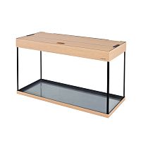 Картинка анонса Аквариум AquaPlus LUX LED П150 бук (91х36х56 см) стекло 6мм, прямоугольный,141 л., аквар. коврик