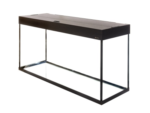 Детальная картинка Аквариум AquaPlus LUX П288 венге (121х41х66 см) стекло 10 мм, прямоугольный, 254 л., с лампами Т8 2х38 Вт, аквар. коврик