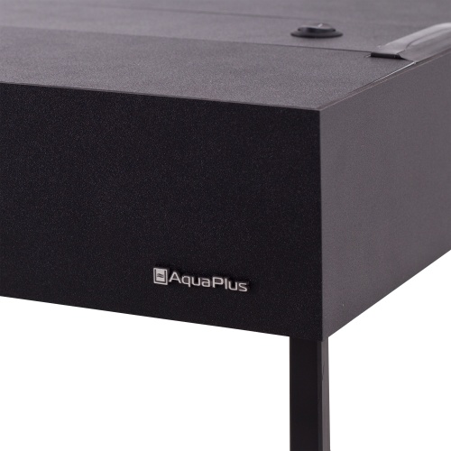 Детальная картинка Аквариум AquaPlus LUX П264 черный (121х41х61 см) стекло 8 мм, прямоугольный, 237 л., с лампами Т8 2х38 Вт, аквар. коврик фото 5