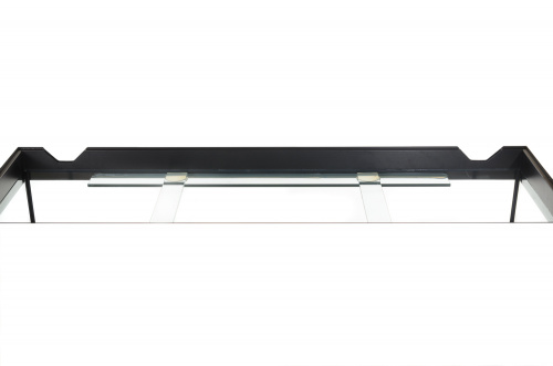 Аквариум AquaPlus LUX П288 черный (121х41х66 см) стекло 10 мм, прямоугольный, 254 л., с лампами Т8 2х38 Вт, аквар. коврик фото 2