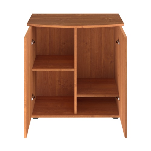 Детальная картинка Подставка AquaPlus фигурная 70 (71х36/30х72 см) две дверки ДСП, ольха, в коробке, подходит для модели аквариума LUX Ф105 фото 3