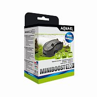 Картинка анонса Компрессор AQUAEL MINIBOOST 100 для аквариума до 100 л (100 л/ч, 1.8 Вт, 1 канал, регулируемый)