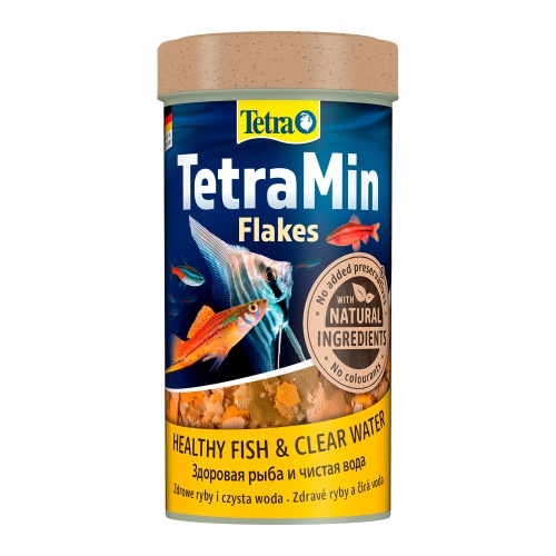 Детальная картинка Корм Tetra TetraMin Flakes 250 мл, хлопья для всех видов рыб фото 2