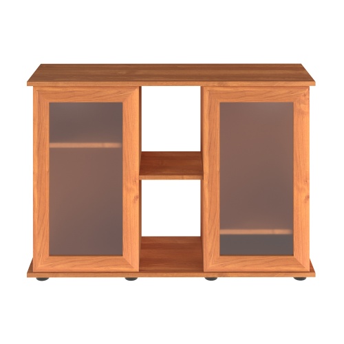 Детальная картинка Подставка AquaPlus 100 (101*41*72 см) две дверки МДФ со стеклом, ольха, в коробке, подходит для модели аквариума LUX П200 фото 2