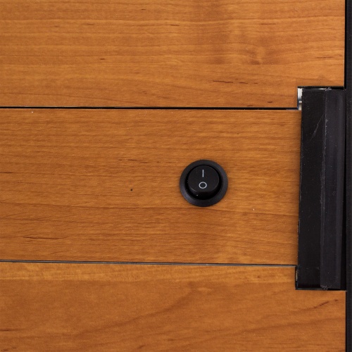 Детальная картинка Аквариум AquaPlus LUX Ф115 ольха (81х36х49 см) стекло 6 мм, фигурный, 98 л., с лампами Т8 2х18Вт, аквар. коврик фото 4