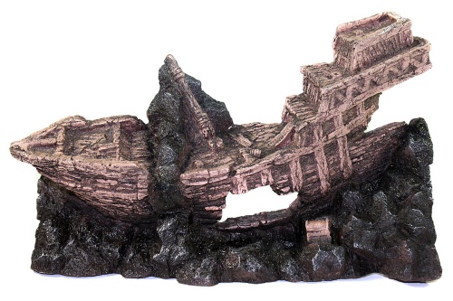 Детальная картинка 521 Грот DEKSI Корабль 40х8х25см, односторонний декоративный элемент