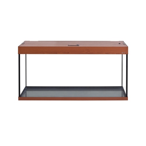 Детальная картинка Аквариум AquaPlus LUX П264 итальянский орех (121х41х61 см) стекло 8 мм, прямоугольный, 237 л., с лампами Т8 2х38 Вт, аквар. коврик фото 2