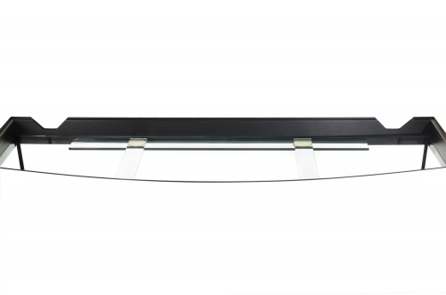 Аквариум AquaPlus LUX LED Ф245 венге (121х41х61 см) стекло 8 мм, фигурный, 213 л., со светодиодным модулем AQUAEL LEDDY TUBE Retro Fit Sunny 2х18 W / 1017 мм, аквар. коврик фото 9