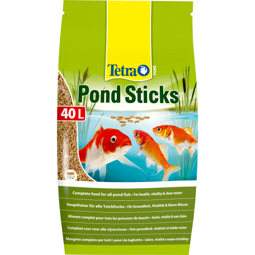 Корм Tetra Pond Sticks 40 л, палочки для всех видов прудовых рыб