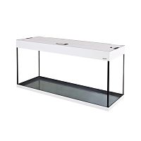 Картинка анонса Аквариум AquaPlus LUX LED П264 белое дерево (121х41х61 см) стекло 8 мм, прямоугольный, 237 л., аквар. коврик