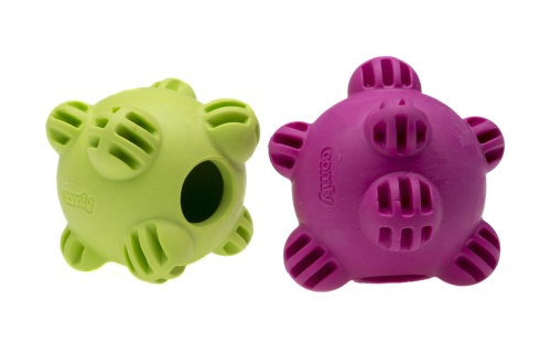 Детальная картинка Игрушка для собак COMFY SNACK мяч зеленый 8,5см