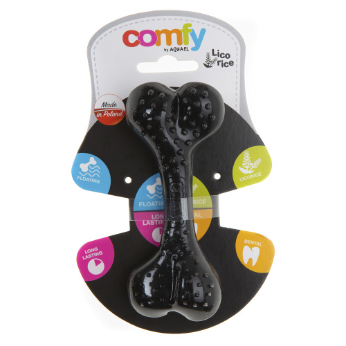 Игрушка для собак COMFY LICORICE BONE BLACK  косточка 12,5 см, с ароматом лакрицы