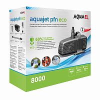 Картинка анонса Насос фонтанный AQUAEL AQUAJET PFN ECO 8000 (7500 л/ч, 52 Вт, h = 4.5 м) с регулятором производительности
