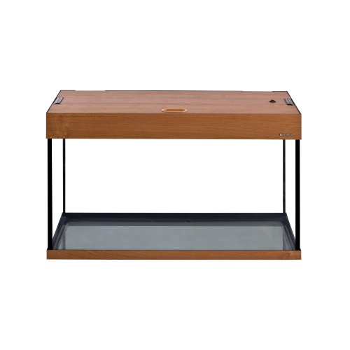 Детальная картинка Аквариум AquaPlus LUX П120 ольха (81х36х49 см) стекло 6 мм, прямоугольный, 105 л., с лампами Т8 2х18 Вт, аквар. коврик фото 2