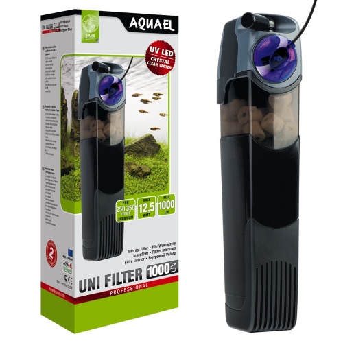 Детальная картинка Внутренний фильтр AQUAEL UNI FILTER UV 1000 для аквариума 250 - 350 л (1000 л/ч, 11.4 Вт) со стерилизатором фото 5