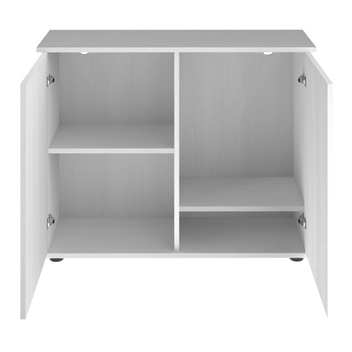 Детальная картинка Подставка AquaPlus 90 (91*36*72 см) две дверки ДСП, белое дерево, в коробке, подходит для модели аквариума LUX П150 фото 2