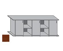 Картинка анонса Подставка AquaPlus 200 (201*51*71 см) с тремя дверками ДСП, итальянский орех, собранная, подходит для модели аквариума LUX П700