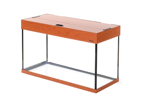 Детальная картинка Аквариум AquaPlus LUX П120 груша (81х36х49 см) стекло 6 мм, прямоугольный, 105 л., с лампами Т8 2х18 Вт, аквар. коврик