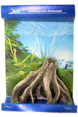 Детальная картинка 671 Грот DEKSI Коряга  14х7х12см, мини-декорация фото 5