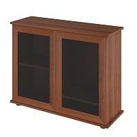 Картинка анонса Подставка AquaPlus 90 (91*36*72 см) две дверки МДФ со стеклом, орех, в коробке, подходит для модели аквариума LUX П150