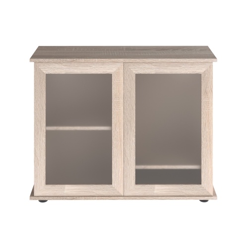 Детальная картинка Подставка AquaPlus 90 (91*36*72 см) две дверки МДФ со стеклом, дуб сонома, в коробке, подходит для модели аквариума LUX П150 фото 2