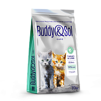Картинка анонса Buddy&Sol CARE KITTEN  сухой корм суперпремиум-класса с индейкой и ягненком для котят 10кг
